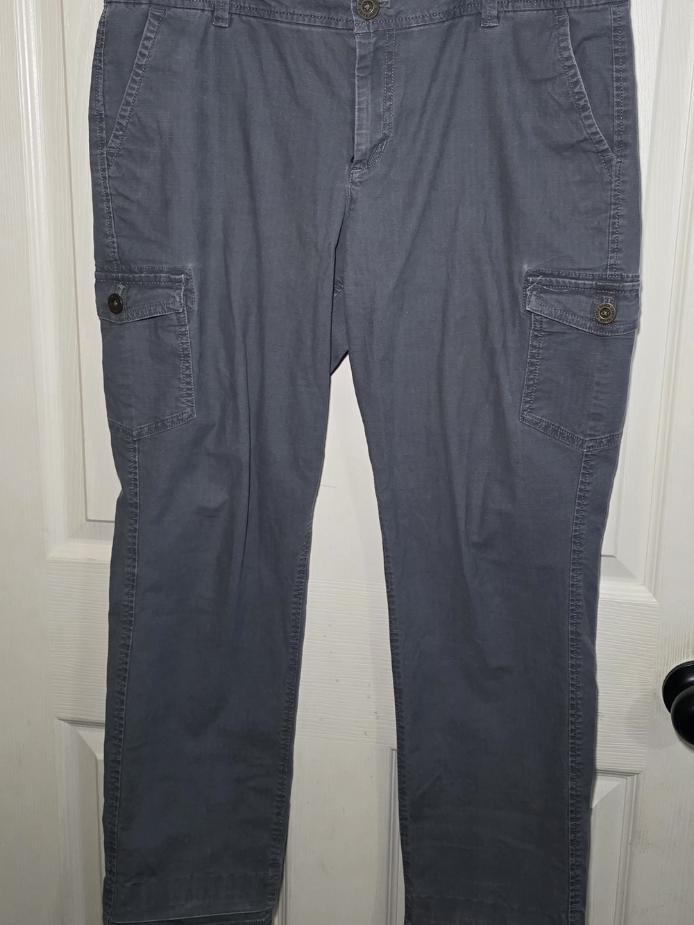 Eddie Bauer Women's Slate Gray Boot Cut Cargo Pants